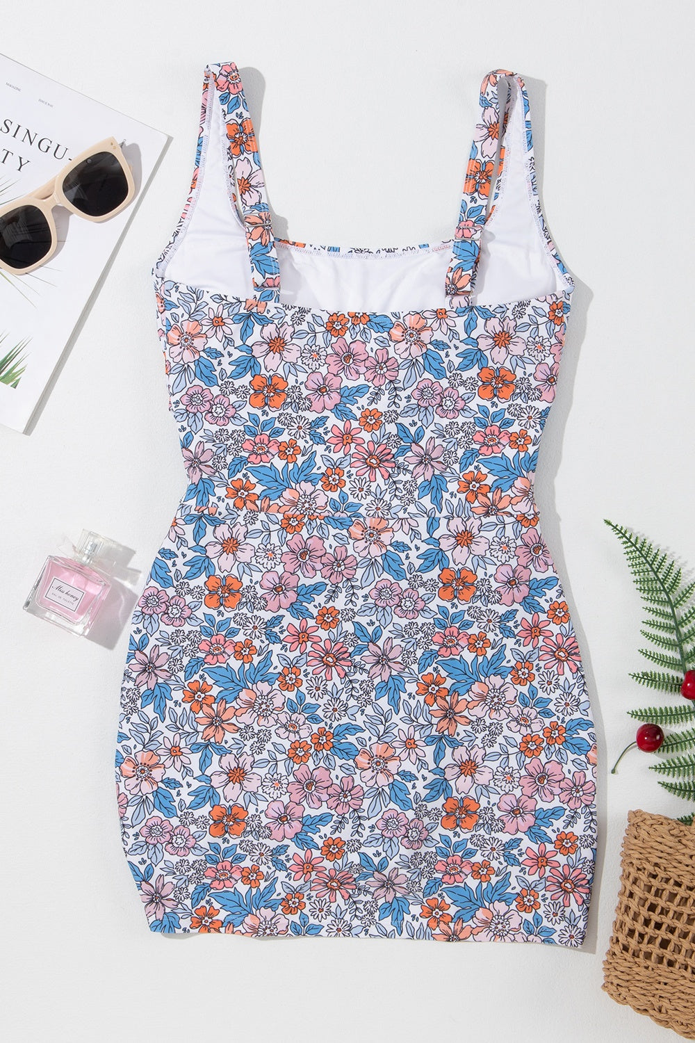Floral Elegance Swimdress