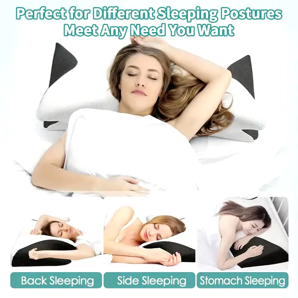 LullaForm™ Ergonomic Memory Foam Neck Pillow