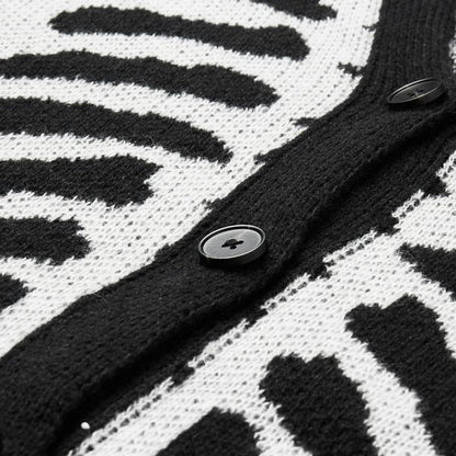 Premium Knit Skeleton Cardigan