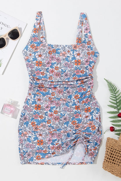 Floral Elegance Swimdress