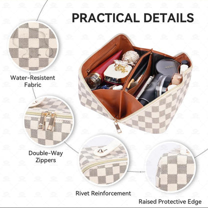 Multi-Pocket Makeup Bag