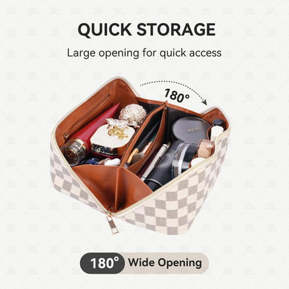 Multi-Pocket Makeup Bag