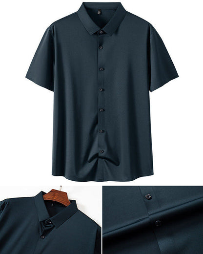 Short Sleeve Stretch Dress Shirt