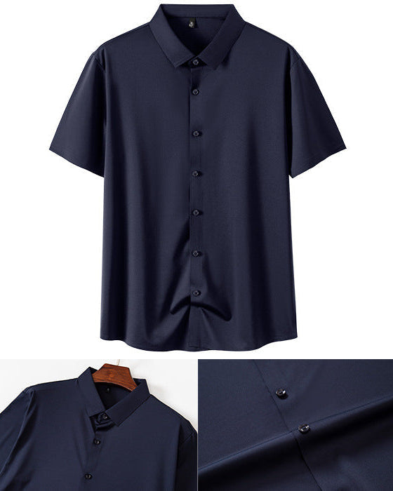 Short Sleeve Stretch Dress Shirt