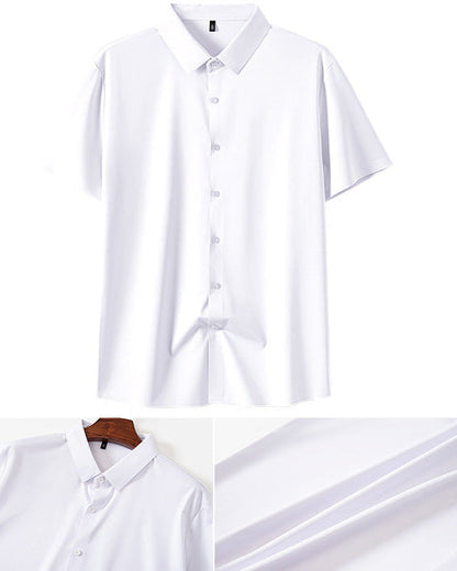 Short Sleeve Stretch Dress Shirt