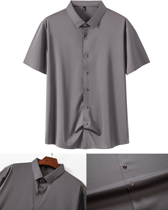 Short Sleeve Stretch Dress Shirt