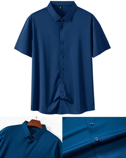 Short Sleeve Stretch Dress Shirt