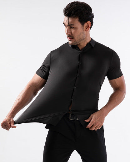 Short Sleeve Stretch Dress Shirt