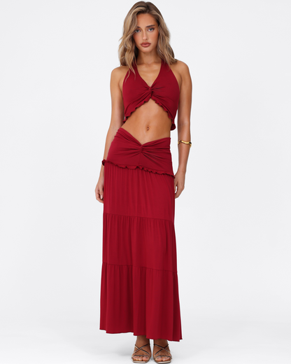 Halter Maxi Set