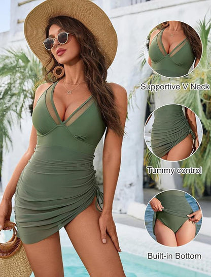 Tummy Control One-Piece Swimsuit