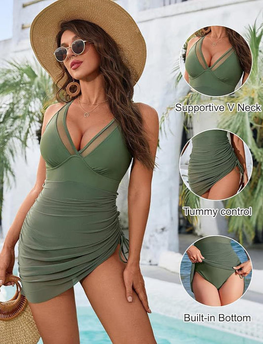 Tummy Control One-Piece Swimsuit