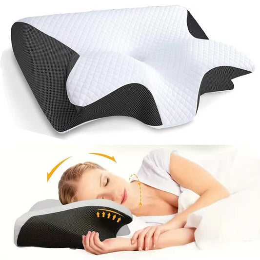 LullaForm™ Ergonomic Memory Foam Neck Pillow